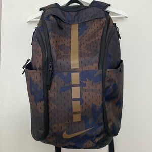 Slightly used Nike hoops elite basketball backpack multi camo
